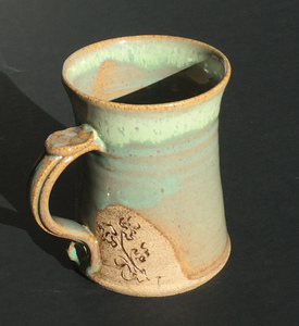 Handmade stoneware mug